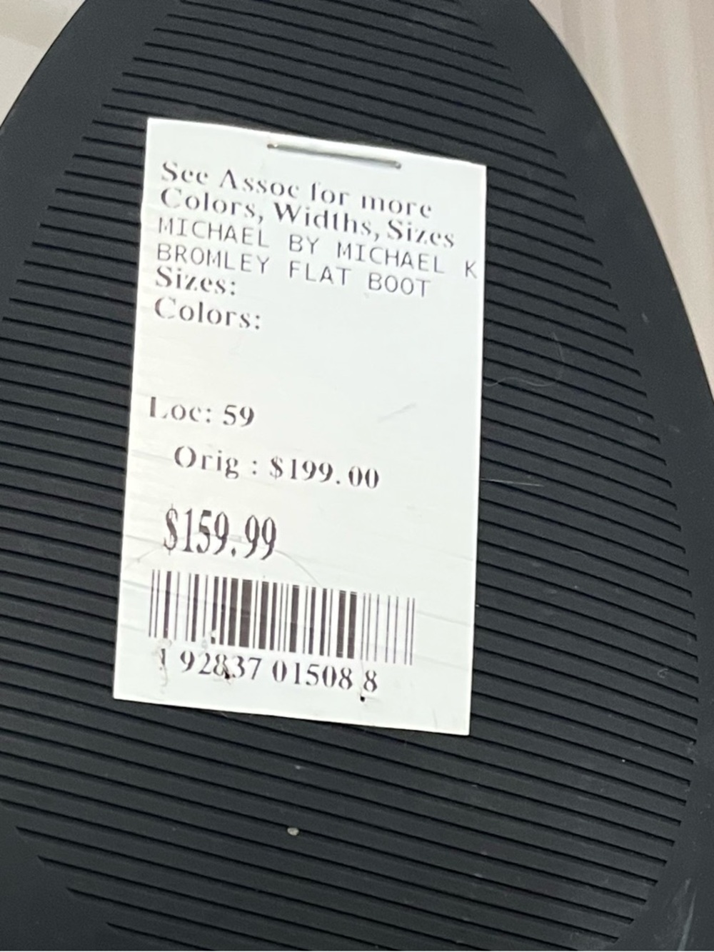 Michael Kors Black Over-the-Knee Stretch Leather Boots - Picture 4 of 4
